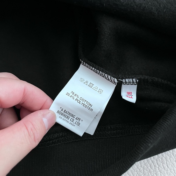 NWT - AAPE by A Bathing Ape (BAPE) Logo Hoodie - Men Size L/Women Size XL - Picture 8 of 11